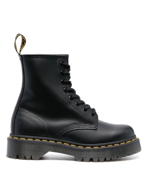 Dr. Martens 1460 Smooth Boots in Black | Lyst Australia
