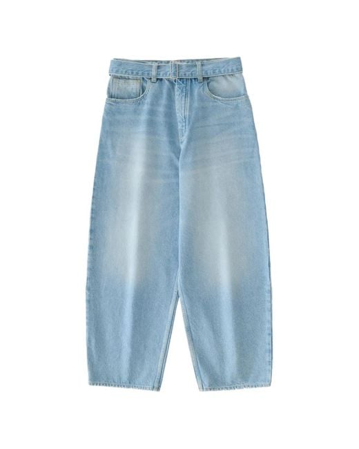 Studio Nicholson Blue Cahun Belted Jeans
