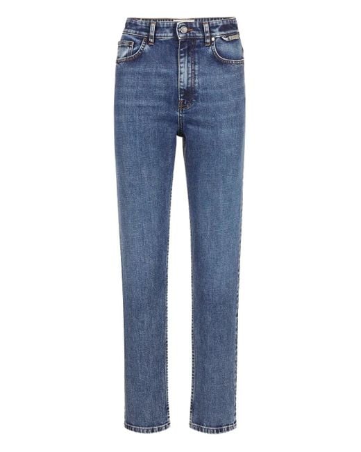 Iceberg Blue Cotton Jeans