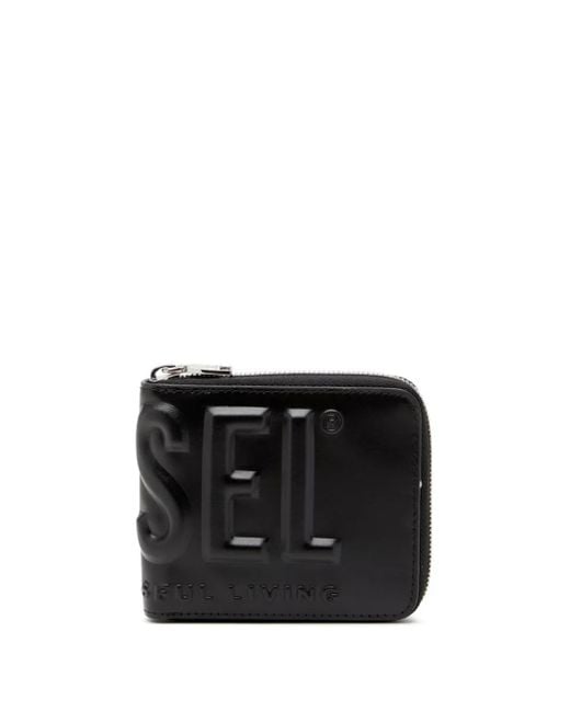 DIESEL Black Dsl 3D Wallet for men