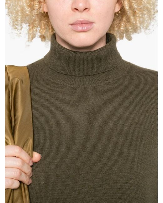 Sofie D'Hoore Green Marchi Turtleneck Cashmere Sweater