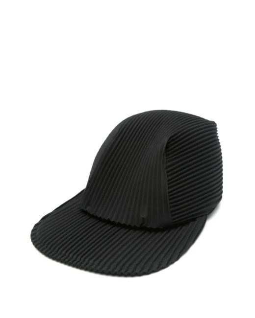 Homme Plissé Issey Miyake Black Homme Plisse' Issey Miyake Pleated Baseball Cap for men