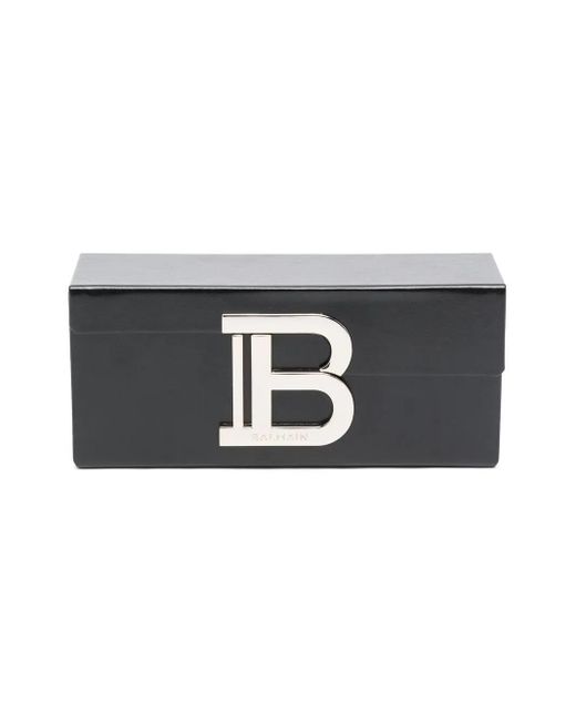 Balmain Gray B-Ll Oversize-Frame Sunglasses