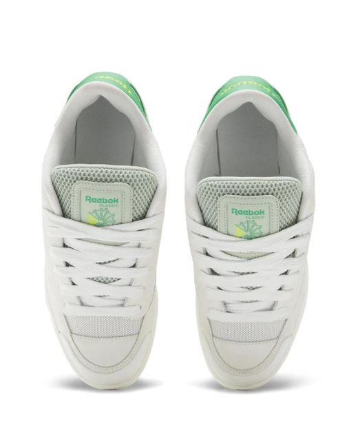 Reebok White Club C Bulc Suede Sneakers