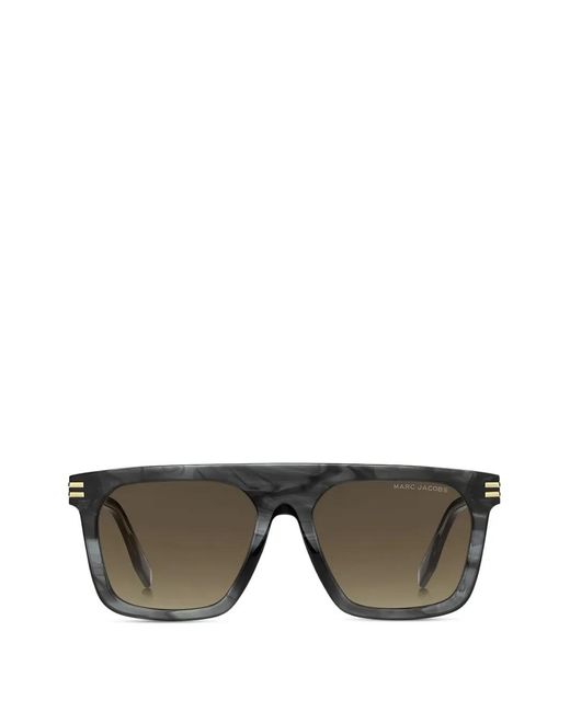 Marc Jacobs Gray Square-Frame Sunglasses for men
