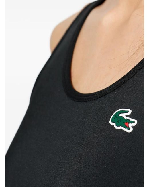 Lacoste Black Ultra-Dry Sports Bra