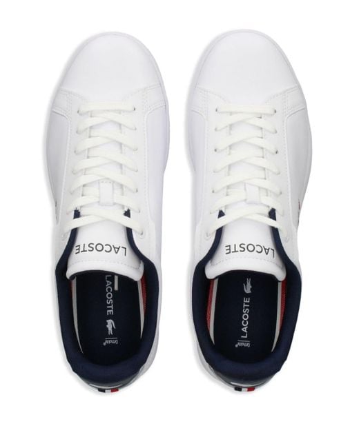 Lacoste White Carnaby Pro Leather Sneakers for men