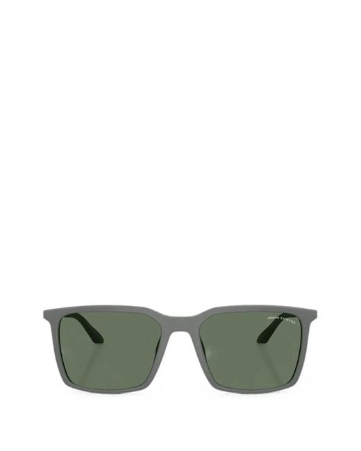 ARMANI EXCHANGE Green Square-Frame Matte-Finish Sunglasses for men