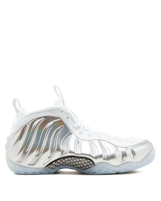 Nike White Womens Air Foamposite One 'silver' Shoes