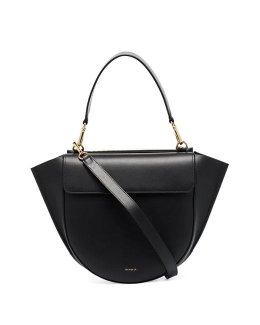 Wandler Black Hortensia Medium Tote Bag