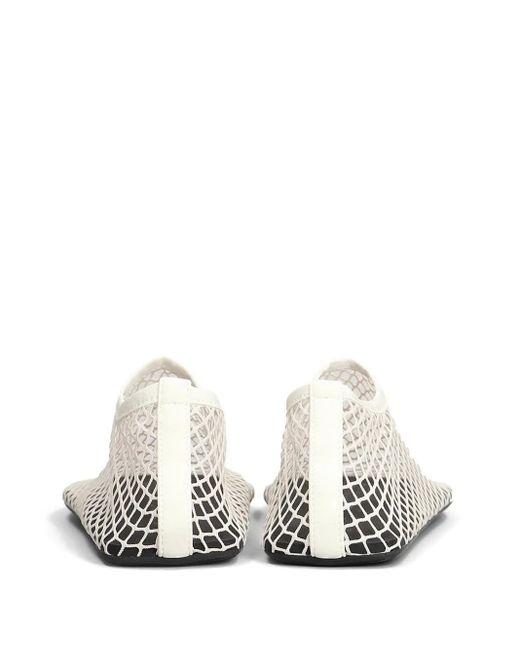 Christopher Esber Mesh Ballerina's in het White