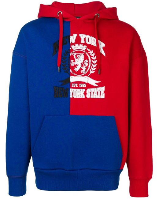 Tommy Hilfiger Blue Two-tone Hoodie for men