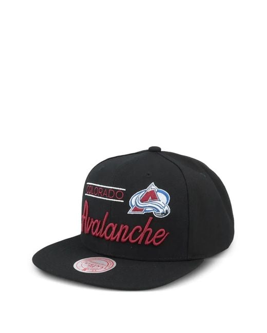 Mitchell & Ness Black Nhl Retro Lock Up Baseball Cap for men
