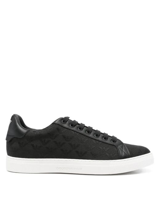 Sneakers Con Logo di Emporio Armani in Black da Uomo