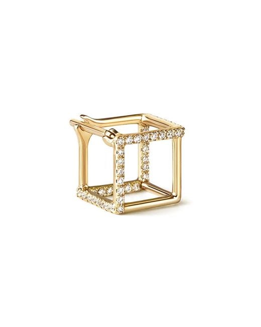 Shihara White Diamond Square Earring 7 (03)