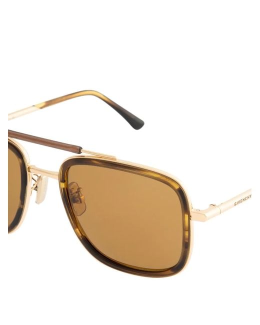 Givenchy Natural Lunettes De Soleil À Monture Carrée Day for men