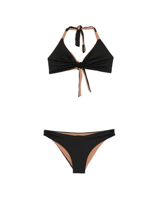 IU RITA MENNOIA White Knotted Bikini