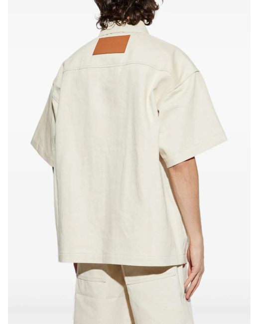 Jil Sander Overhemd Met Logopatch in het White voor heren