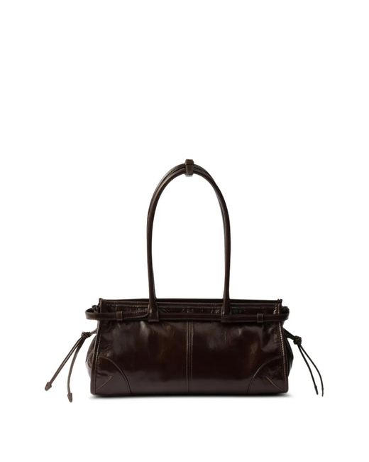Prada Black Bonnie Medium Leather Handbag