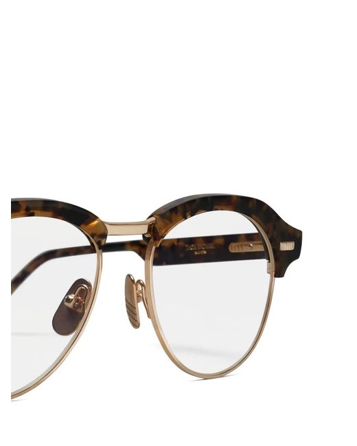 Thom Browne Metallic Tortoiseshell-Effect Pilot Glasses