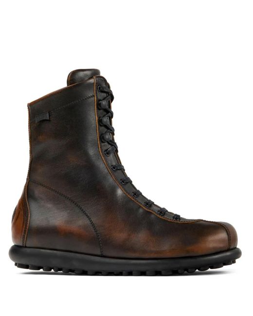 Camper Black Furtas Leather Boots