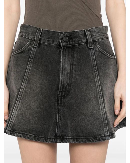 Haikure Black Margaux Jeansrock