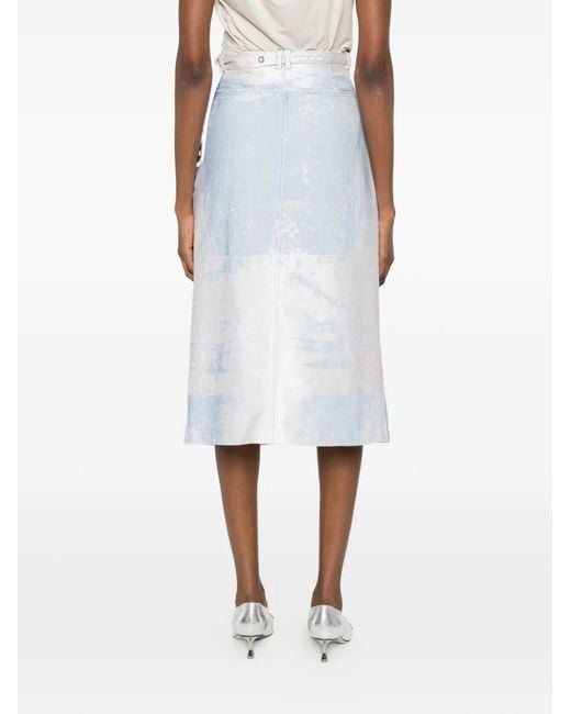 DIESEL White Belted Skirt