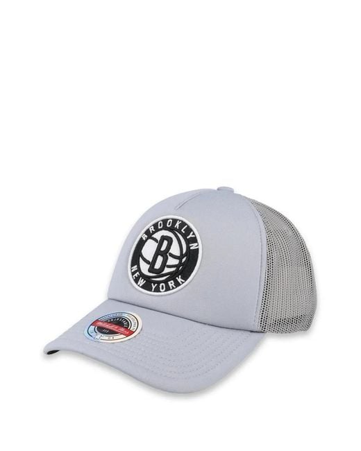 Mitchell & Ness White Brooklyn Nets Nba Keep On Truckin Cap for men