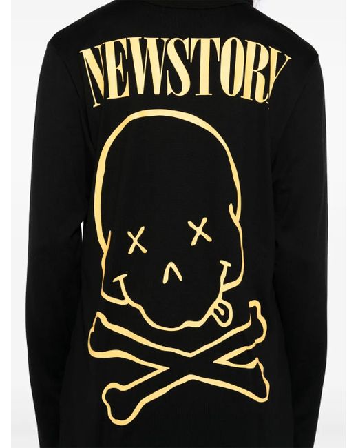メンズ MASTERMIND WORLD ロゴ ロングtシャツ Black
