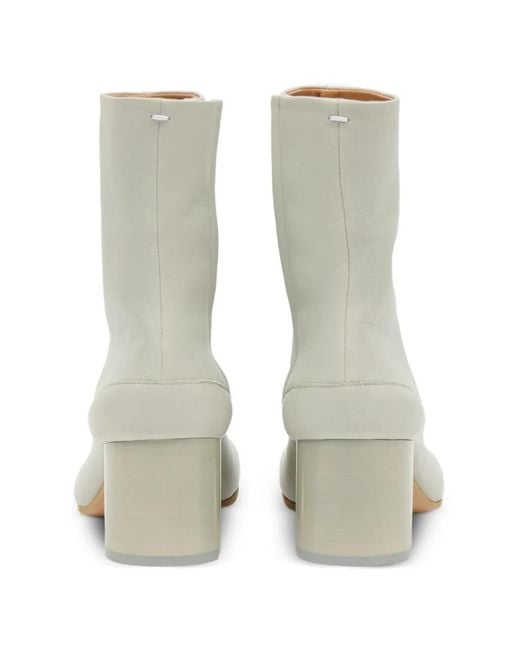 Maison Margiela White Split-Toe Boots