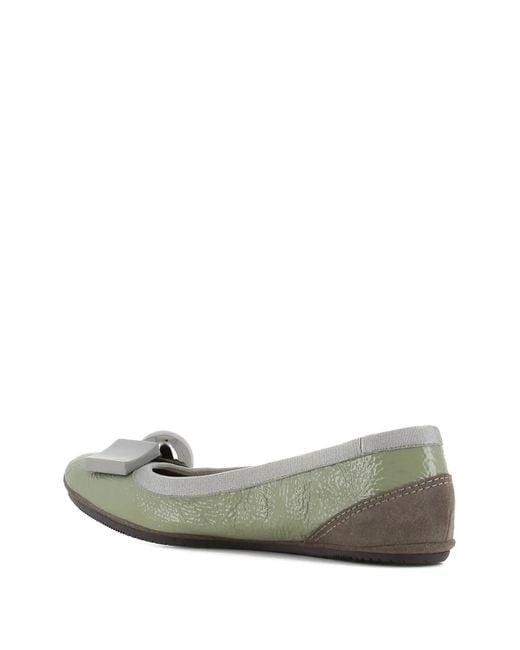 Dove Nuotano Gli Squali Gray Becky Appliqué Ballet Flats