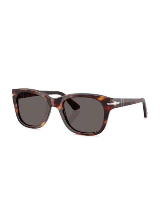 Persol Brown Tortoiseshell-Effect Sunglasses