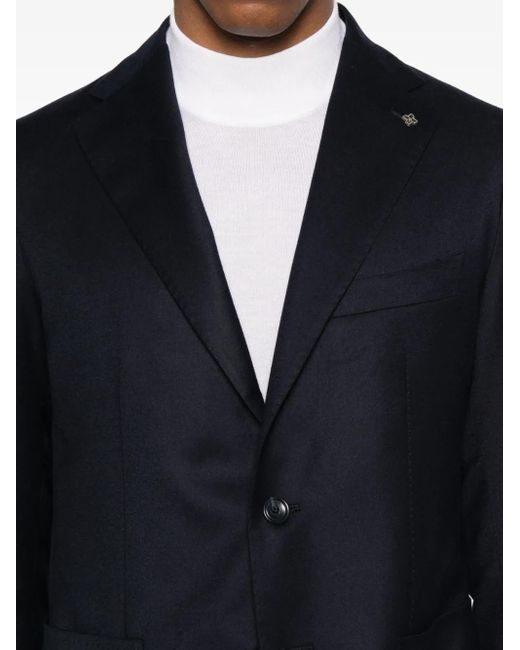 Tagliatore Black Two-Button Tailored Suit for men