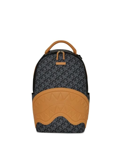 Sprayground Rugzak Met Geometrisch Patroon in het Blue
