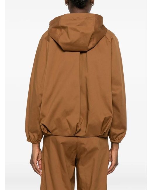 Carla G Brown Sedo Hooded Zip-Up Jacket