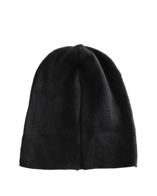 Ma+ Black Seam-Detail Beanie