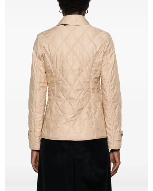 Burberry Gewatteerd Jack in het Natural