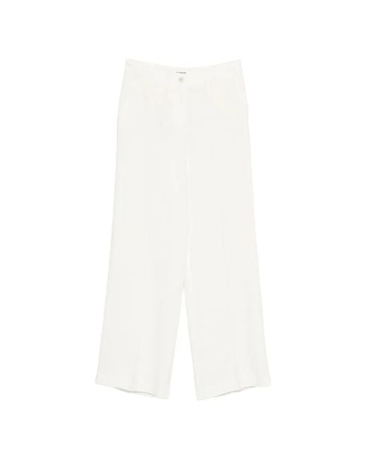 P.A.R.O.S.H. White Cropped Trousers