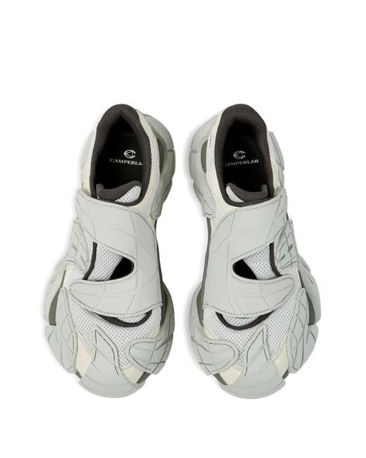 CAMPERLAB White Cutout Strap Tormenta Sneakers