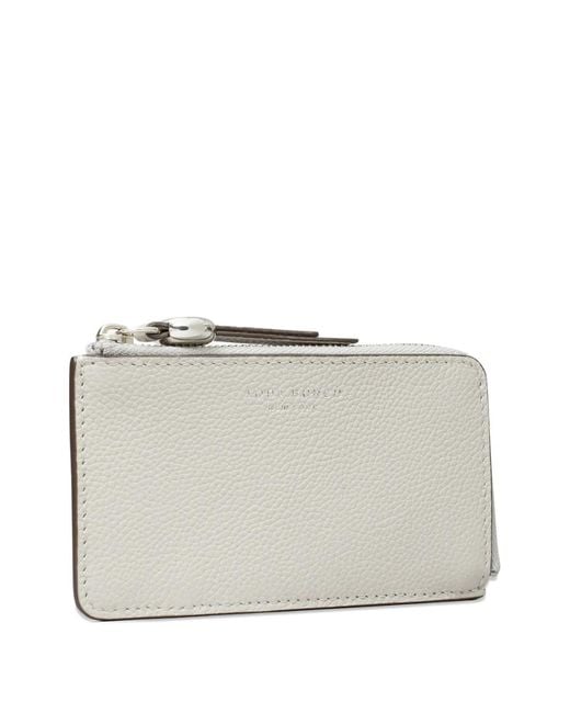 Tory Burch Gray Romy Zip Card Case
