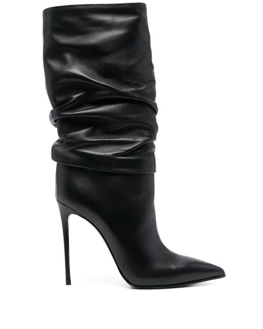 Le Silla Black Stivaletto Boots