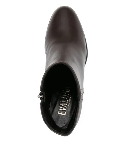 Stivaletti Con Zip 70Mm di Evaluna in Black