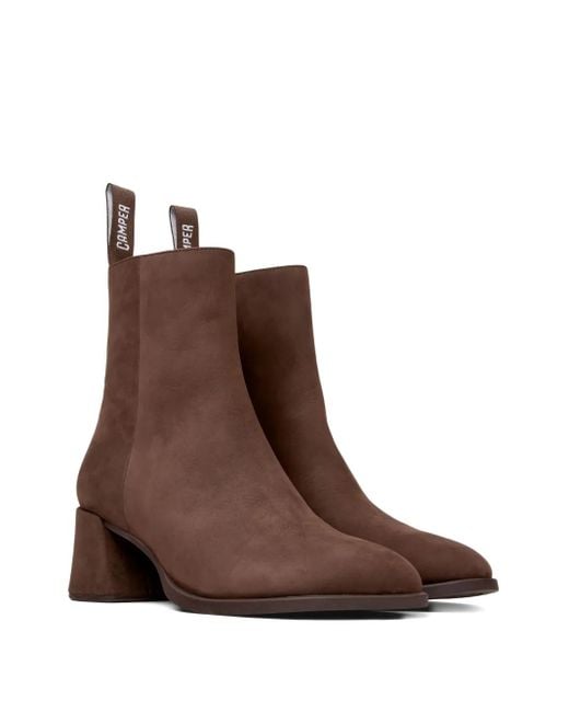 Camper Brown Kora Zip Boots