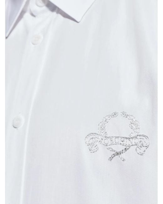 Moschino White Casual Shirts for men