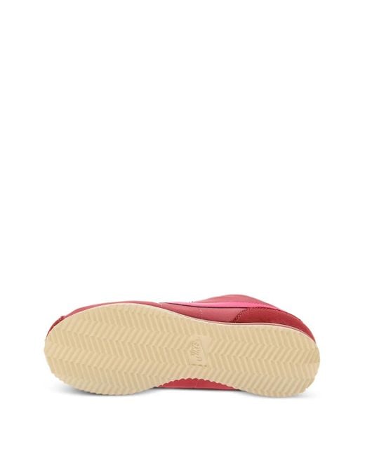 Nike Red Cortez Lace-Up Sneakers