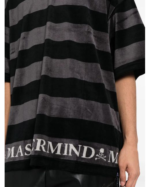 MASTERMIND WORLD T-Shirt Aus Frottee in Black für Herren