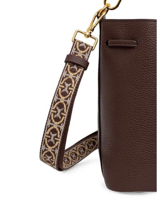 Coccinelle Metallic Monogram-Pattern Jacquard Shoulder Strap