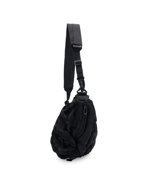 Côte&Ciel Black Gathered Otra Shoulder Bag
