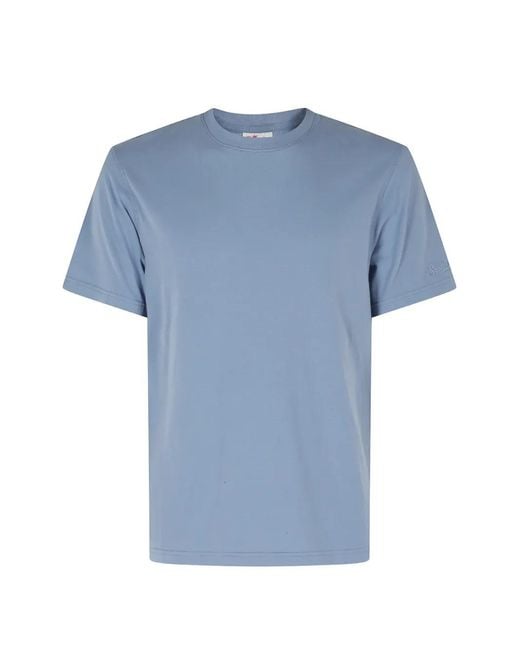 Mc2 Saint Barth Blue Crew-Neck T-Shirt for men