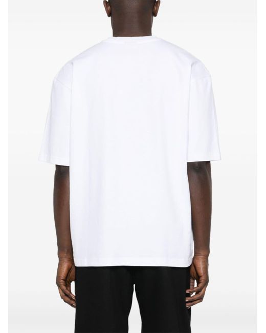 メンズ Jacquemus Les Sculpturesコレクション ホワイト Le T-shirt Cuadro Tシャツ White